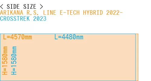 #ARIKANA R.S. LINE E-TECH HYBRID 2022- + CROSSTREK 2023